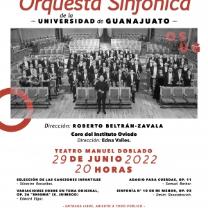 Concierto Orquesta Sinfónica de la Universidad de Guanajuato 